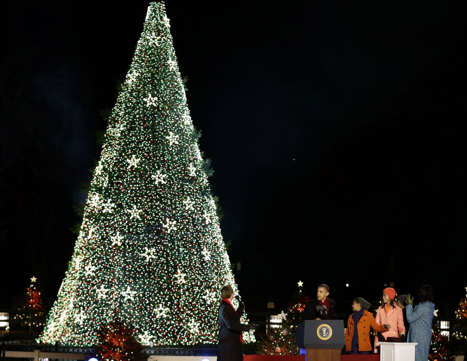 Barack Obama, Michelle Obama, Malia Obama, Sasha Obama, Marian Robinson